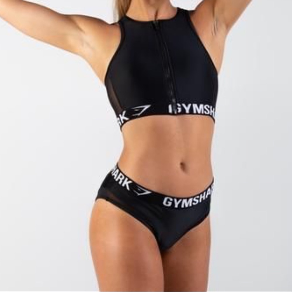 Gymshark Black Charge Sport Bikini Top